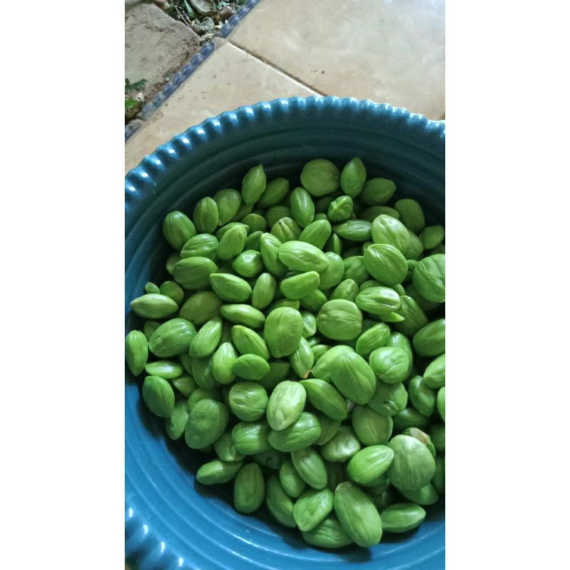 

pete kupas 500 gram kemasan Vacum bersih segar