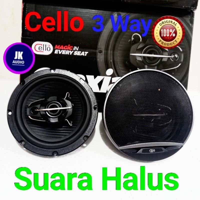 Coaxial Cello 6 Speaker Coaxial 3 way Garansi Resmi Cello