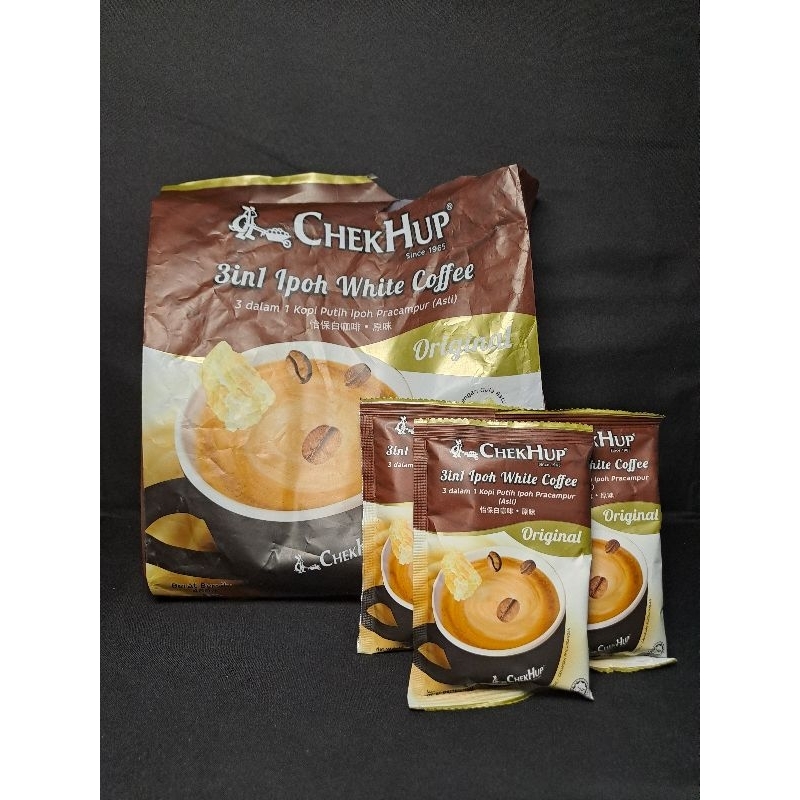 

Chekhup Sachet/Saset(White Coffee Original, White Coffee Rich, dan Teh Tarik)