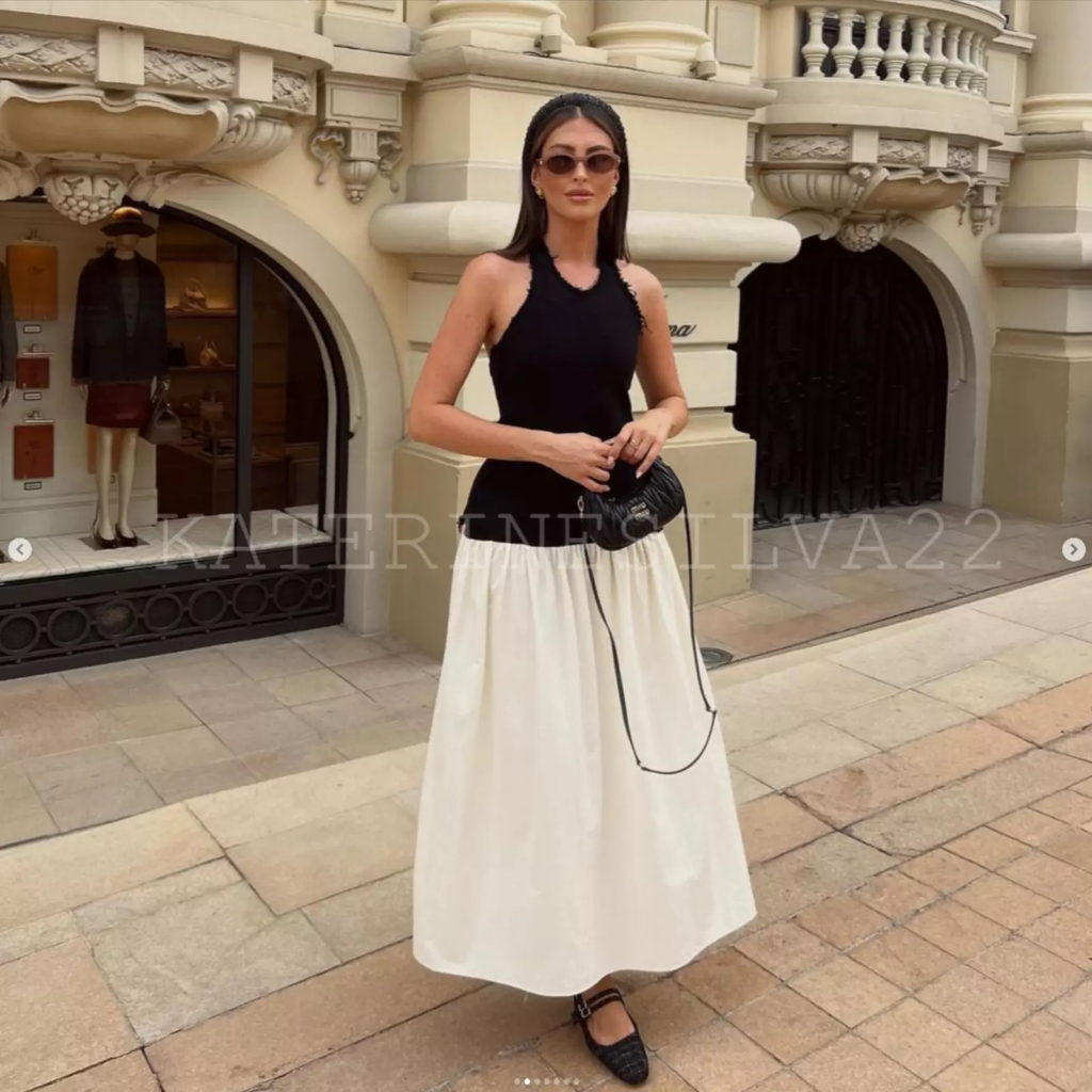 ZARA COMBINED HALTER DRESS ZW COLLECTION