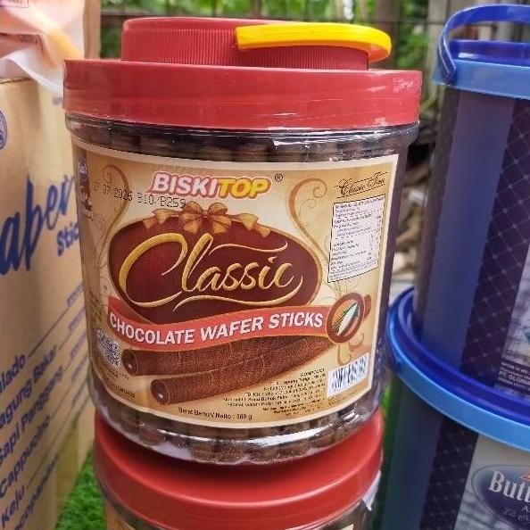 

BISKITOP COKLAT WAFER STIK - ASTOR COKLAT - BISKUIT TOPLES LEBARAN