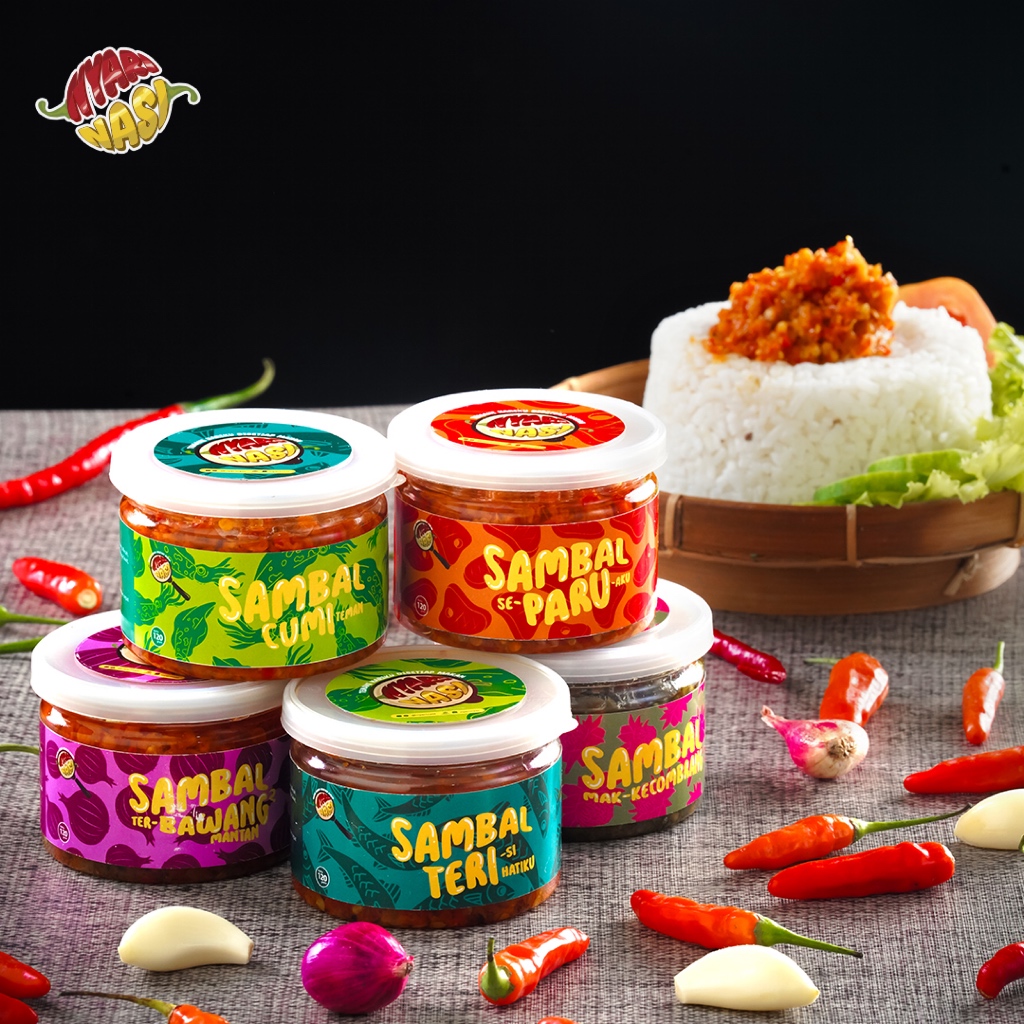 

Sambal Setan Teri/Paru/Kecombrang/Cumi/Bawang Nyari Sambel