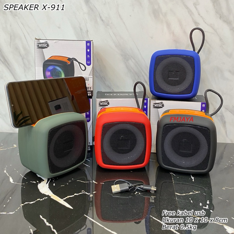 SPEAKER X-911 || SPEAKER BLUETOOTH PORTABLE FULL BASS || SPEAKER MUSIC MINI || WIRELESS SPEAKER MINI