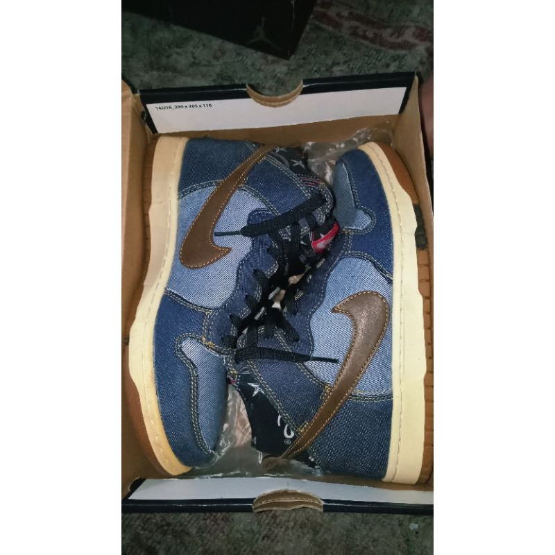 nike sb dunk high cmft denim