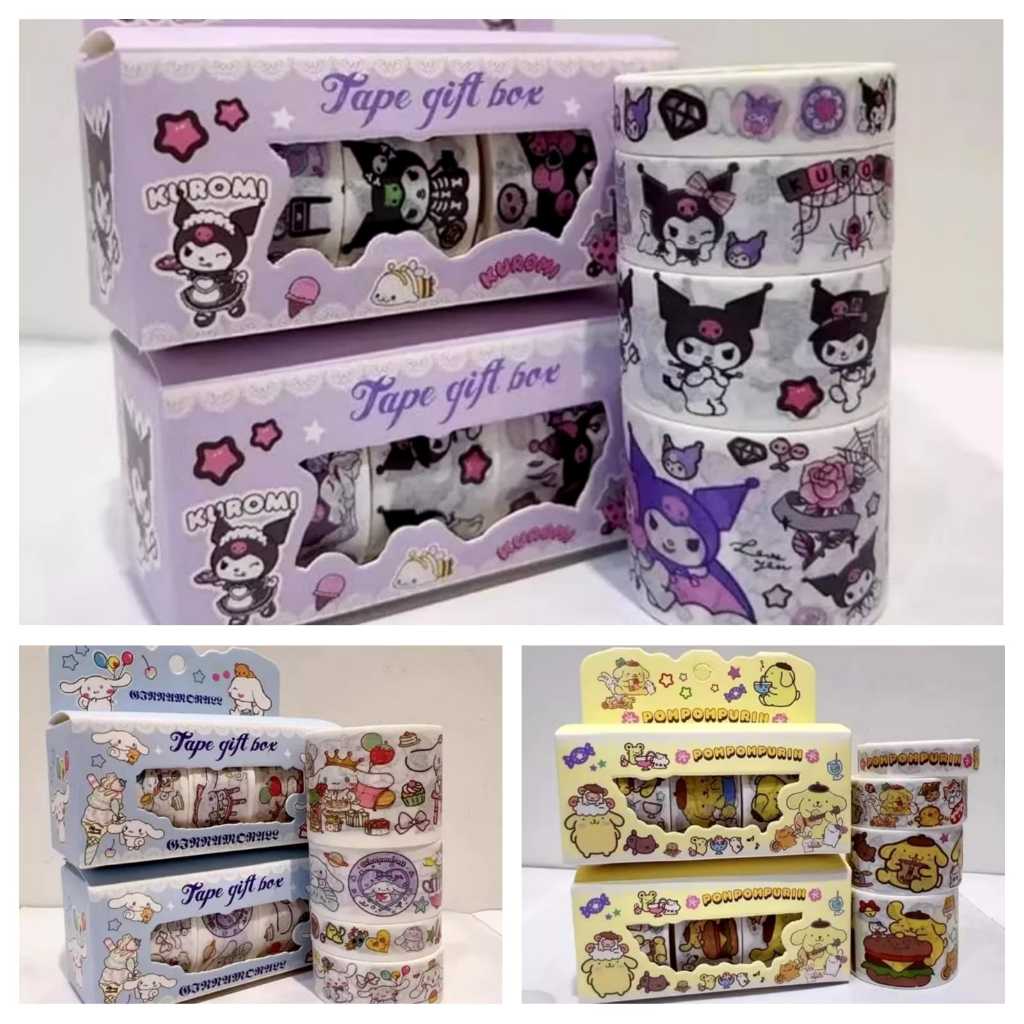 

Isolasi Sticker Sanrio / Washi Tape Motif Sanrio