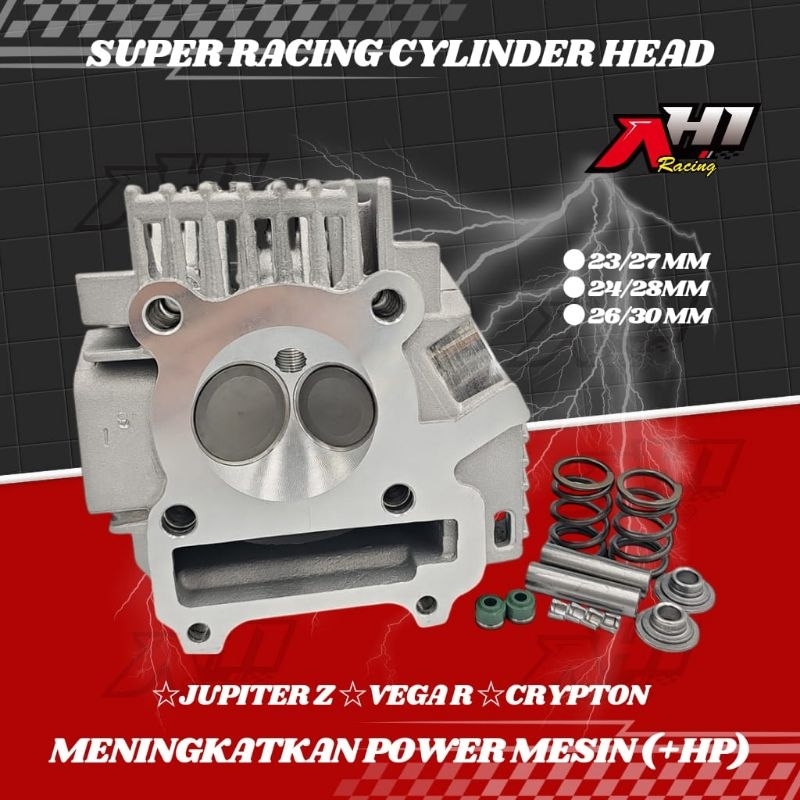 (COD)CYLINDER BLOK HEAD JUPITER Z VEGA R CRYPTON 24/28 26/30 MM 24 28 26 30 MM  - CYLINDER BLOCK BLO