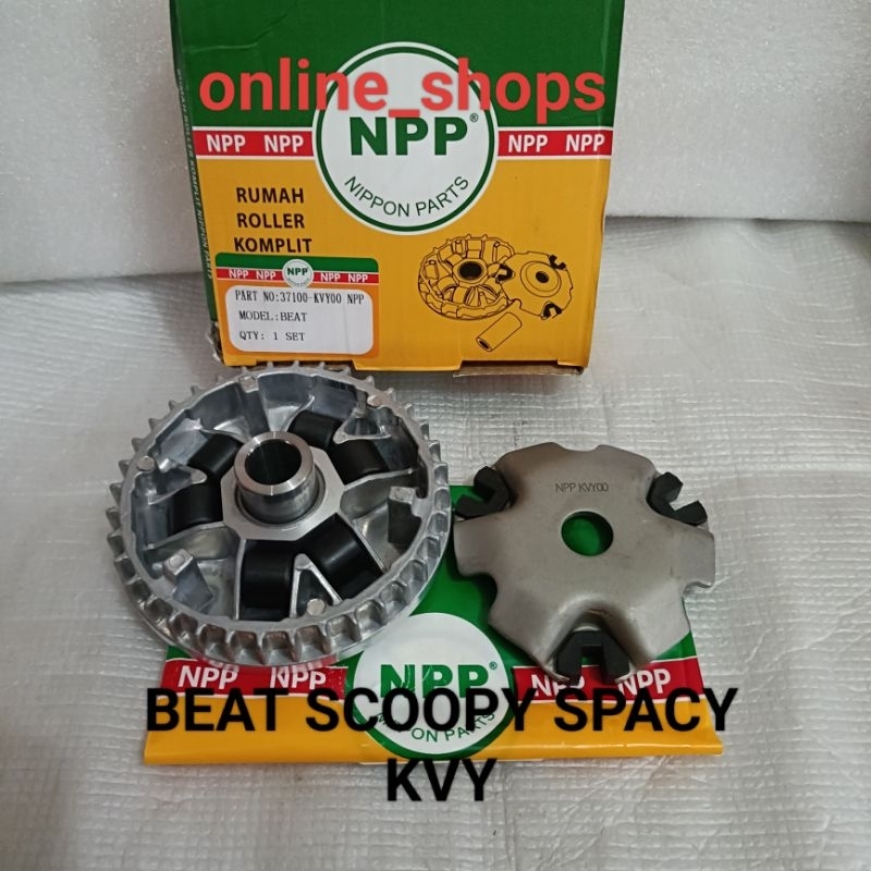 Rumah roller komplit beat scoopy spacy KVY NPP
