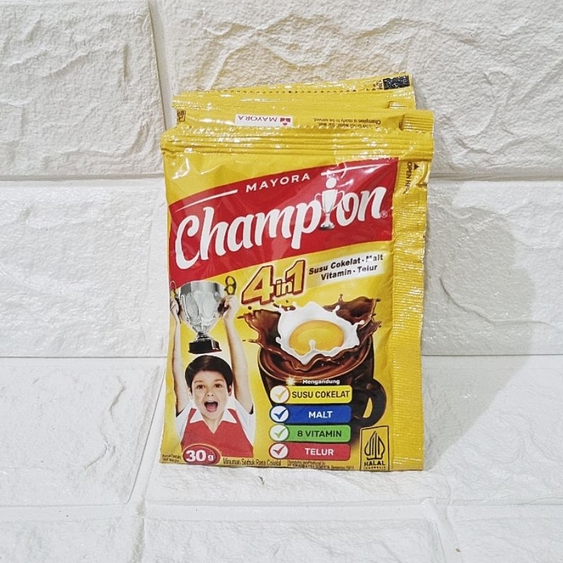 

Sereal Energen CHAMPION Coklat 30 gr (1 sachet/ecer)