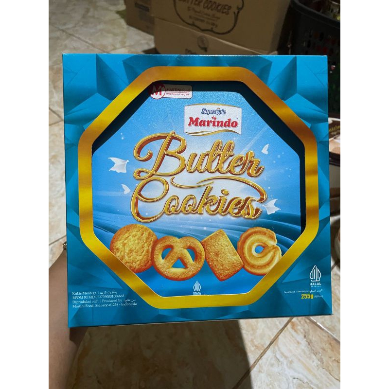 

Butter Cookies Marindo Superquin Biskuit lebaran snack termurah