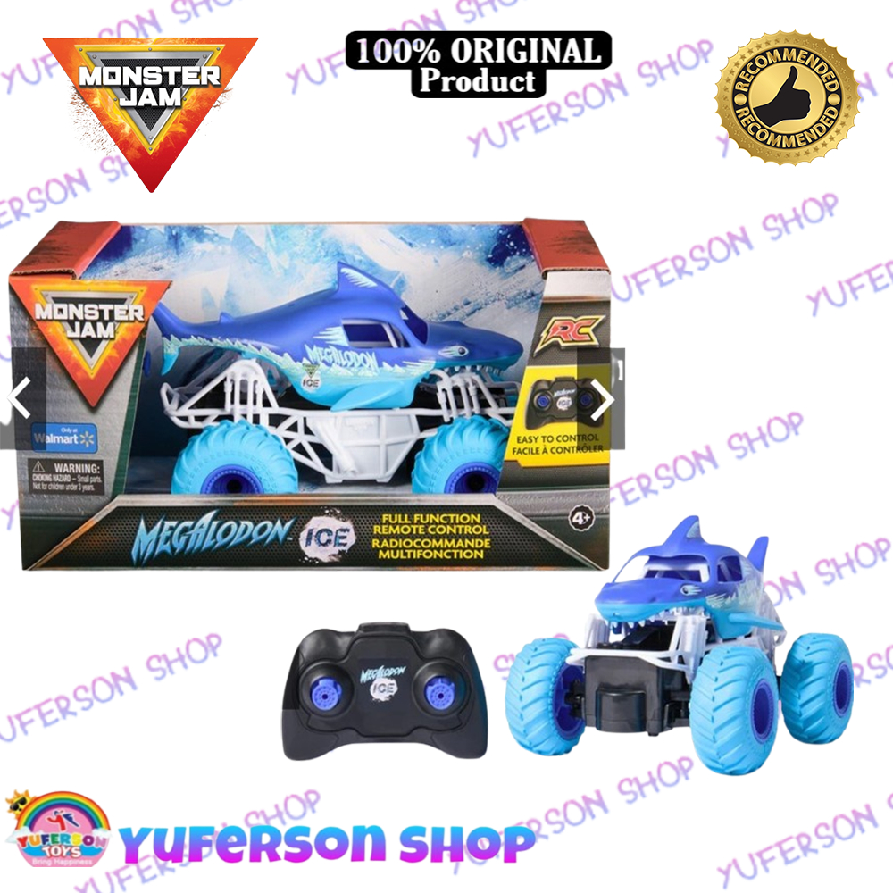 Monster Jam Megalodon Ice Remote Control Monster Truck
