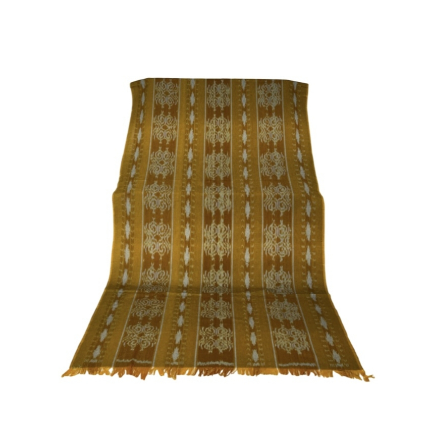 Kain Tenun Blanket Tenun Troso Kain Tenun Jepara Tenun Etnik Warna Gold
