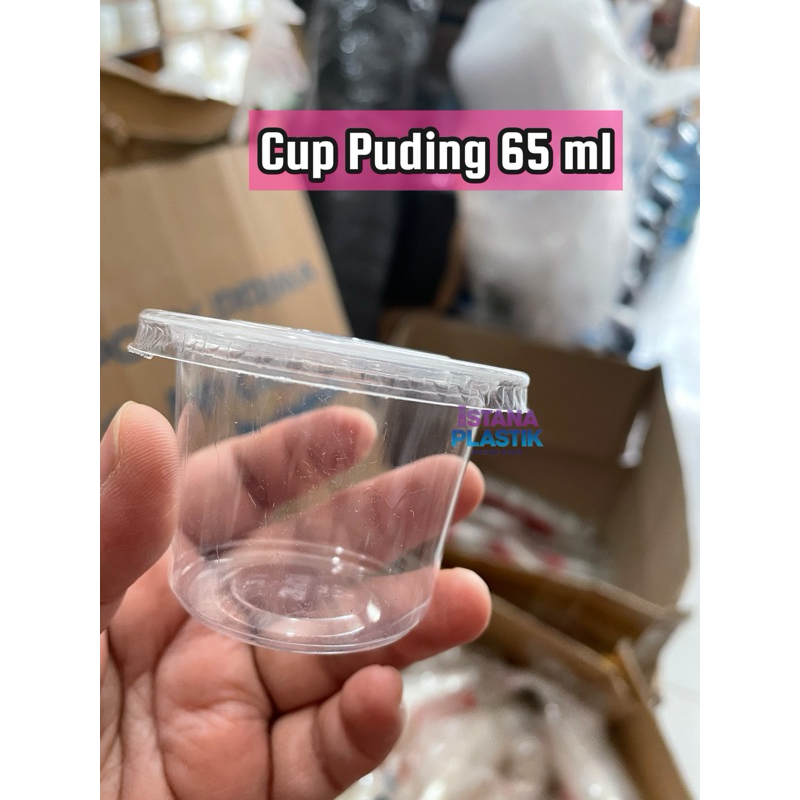 Cup Puding  65ml + tutup