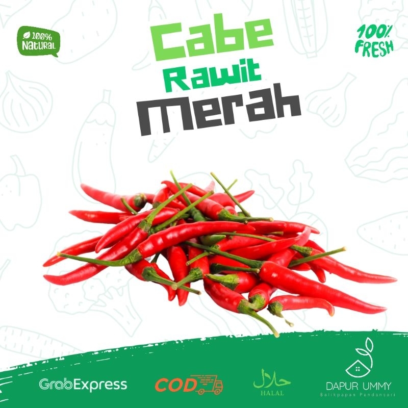 

Cabe Rawit Merah 100g - 500g