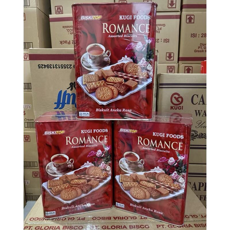 

Biskitop Romance kaleng 700gr