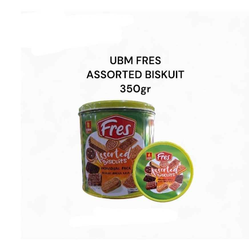 

Biskuit Aneka Rasa Kaleng UBM FRES Assorted Biscuits 350 Gr