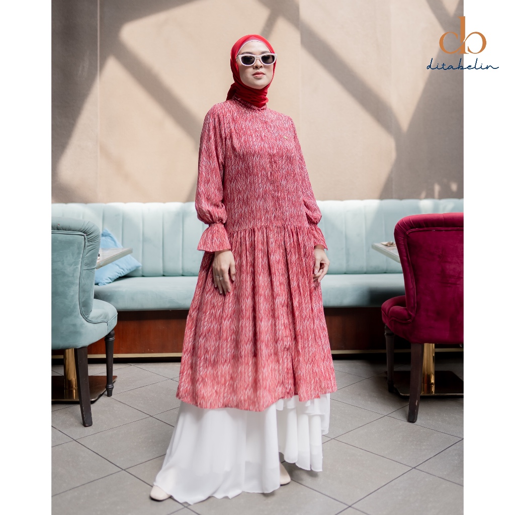 Ditabelin - Raline Midi Dress | Midi Dress Wanita