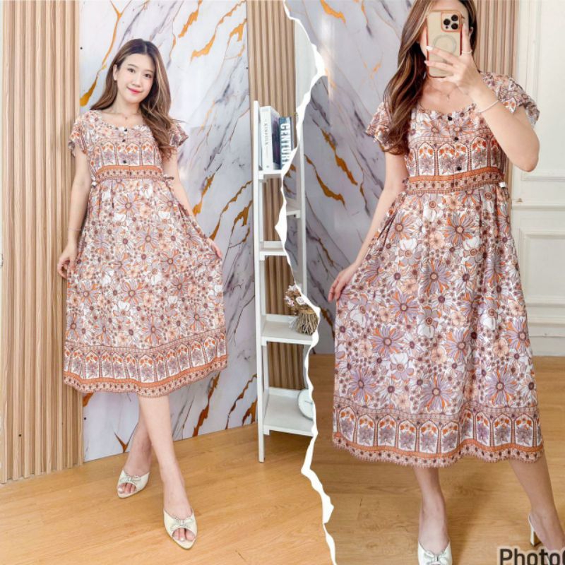 daster bali nessa / daster rayon bali busui / daster viral / homedress