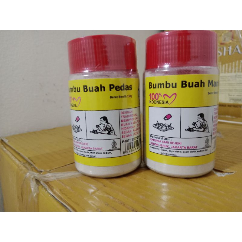 

Bumbu buah manis dan pedas 150 gr harga murah bangat