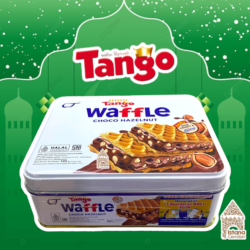 

Tango Waffle Choco Hazelnut Kaleng 105 Gram VIRAL Kue Biskuit Hampers Lebaran Idul Fitri