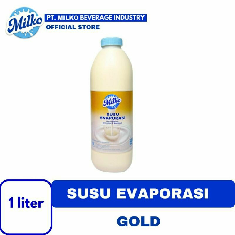 MILKO SUSU EVAPORASI GOLD 1 liter