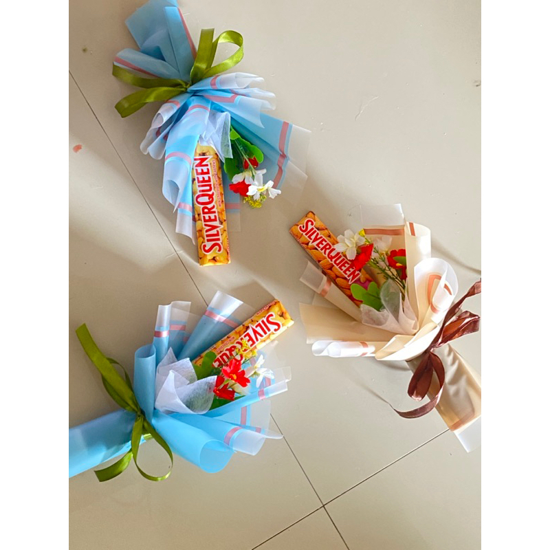

Buket coklat silverqueen cadbury simpel 22gr