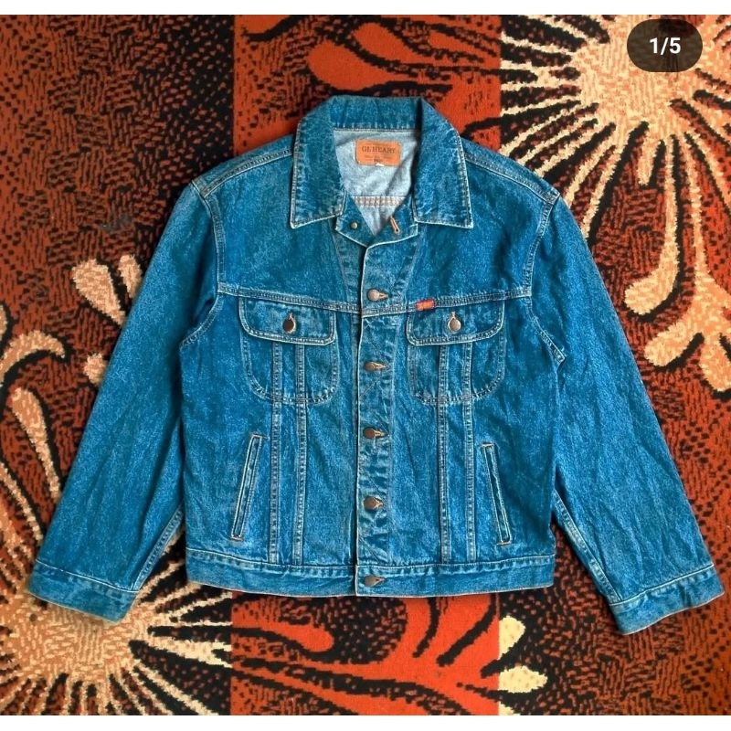 GL HEART TRUCKER DENIM JACKET