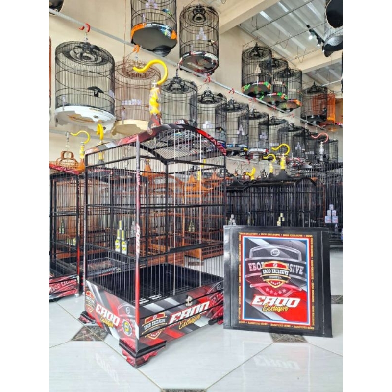 SANGKAR KOSAN DECAL EBODJAYA EXCLUSIVE 40X40 RUJI FIBER