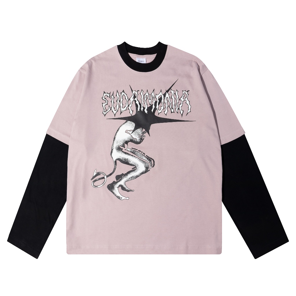 Eudaimonia Star Woodrose Double Layer T Shirt