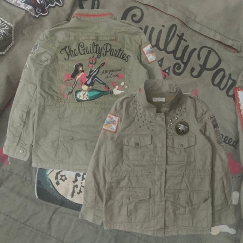 The guilty parties m.k company military parka jacket