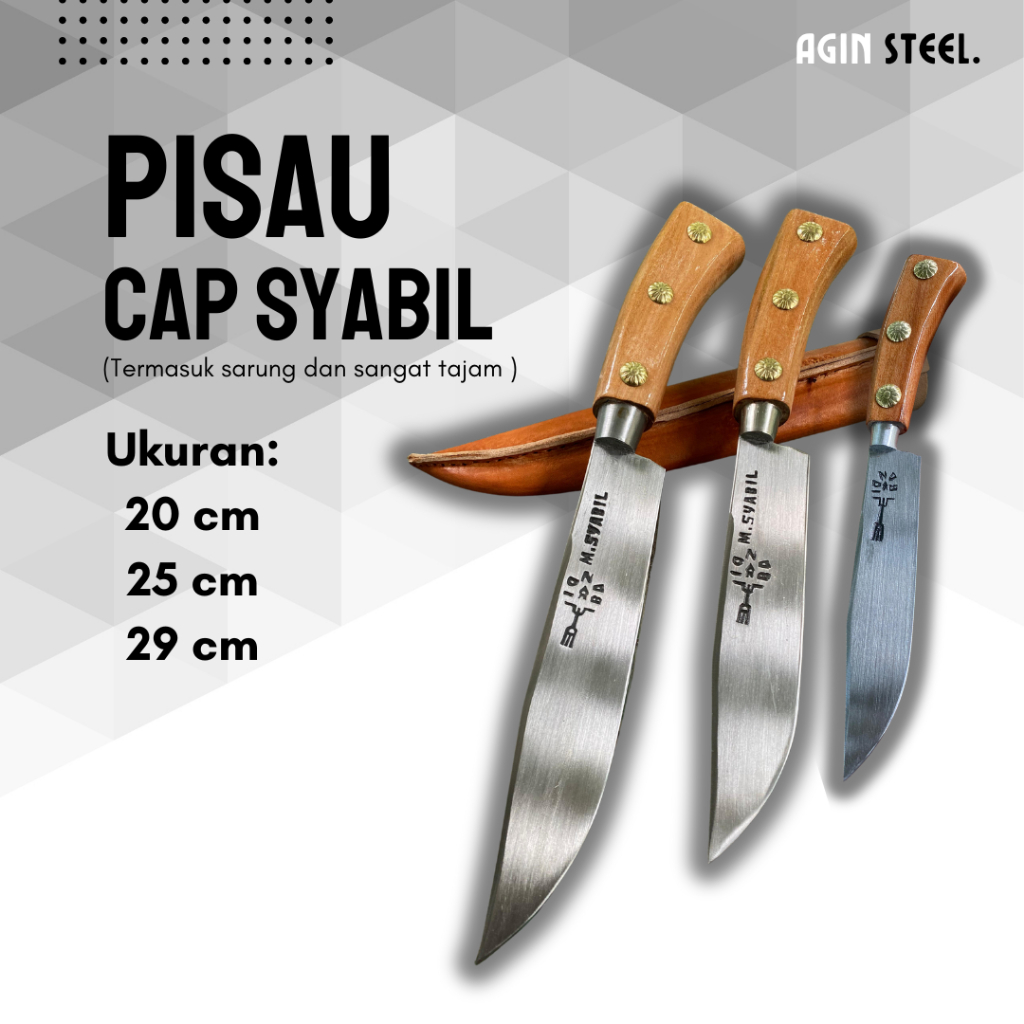 Pisau Dapur ,seset, Daging Serba guna Cap Garpu syabil