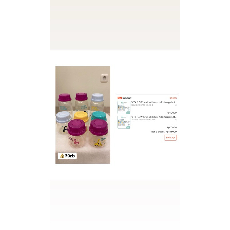 preloved pl botol asip vita flow