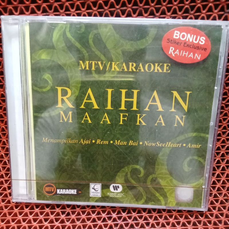 VCD MTV KARAOKE..RAIHAN Maafkan..100% ORIGINAL
