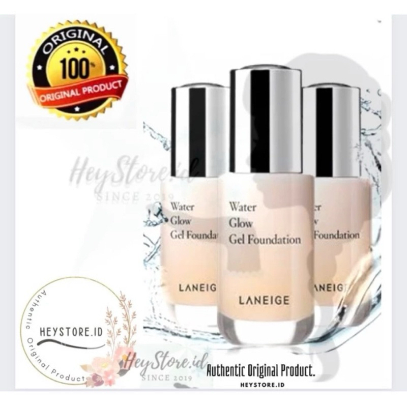 ORIGINAL Laneige Water Glow Gel Foundation! FONDI RINGAN Water FoundationI