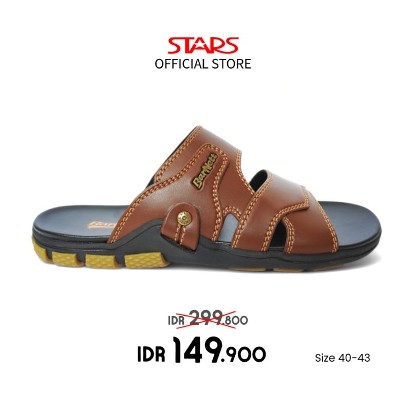 Barnet sandal slop pria dewasa / Remaja laki laki Leo pro 6 Coffe