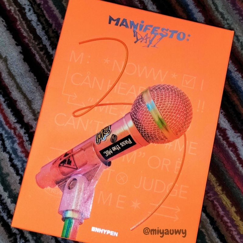 Album Enhypen MANIFESTO DAY 1 MDO JUNGWON HEESEUNG JAY JAKE SUNGHOON NI-KI SUNOO