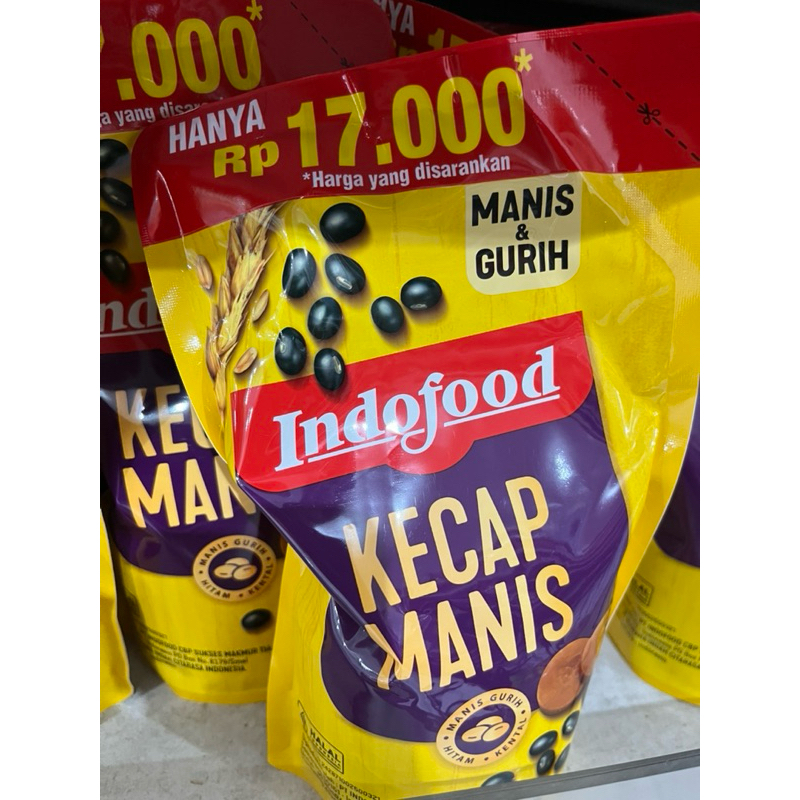 kecap manis indofood 520ml , kecap manis