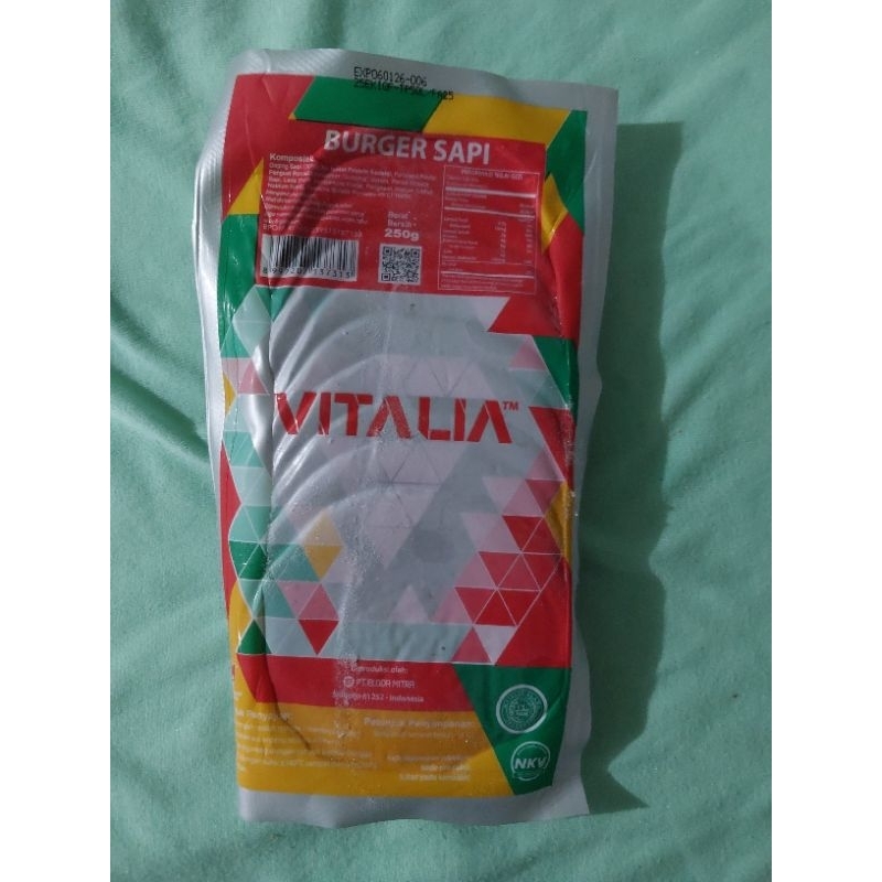 

BURGER SAPI VITALIA 250 gr