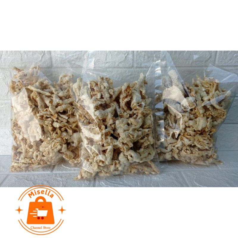 

Keripik Ceker Tanpa Tulang Berat 200 Gram