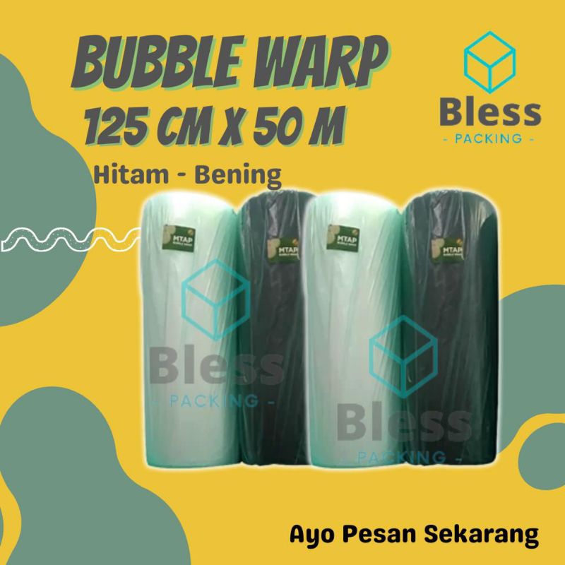 

MTAP Bubble Wrap roll HItam - Bening (125CM X 50METER)