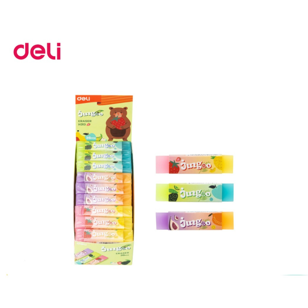 

Penghapus Pensil DELI EH313 Pencil Eraser Lucu