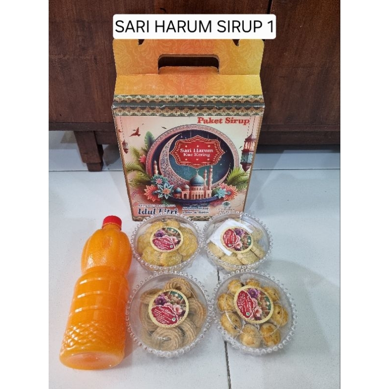 

Parcel Kue Kering Lebaran Sari Harum Sirup