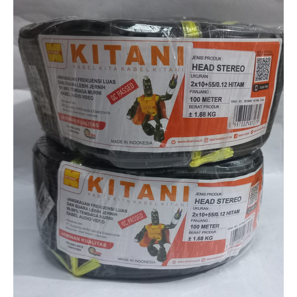 Kabel Audio Sekerem Skerem Kitani Stereo Head Stereo Makita 2X10 Silver Sekerem Skerem Kitani 1 ROL