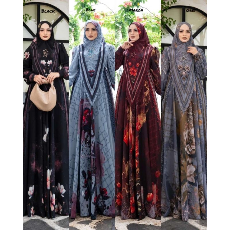 GAMIS SERIES MARISSA BY ALYA SYARI /MARISSA SERIES BY ALYA SYARI ORI PREMIUM GAMIS ALYA TERBARU  GAM