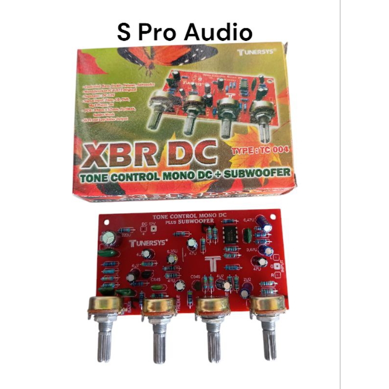 Tone Control Mono DC Subwoofer Xbr Tunersys