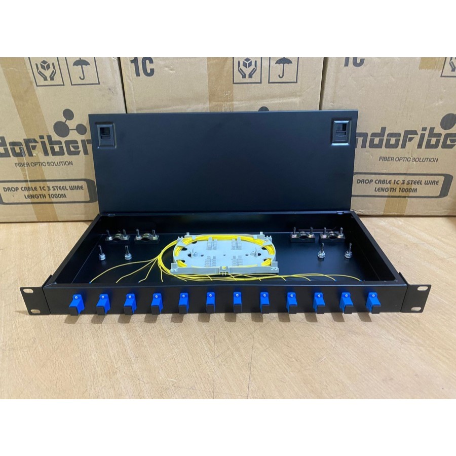 ODF 12 core lengkap SC Pigtail