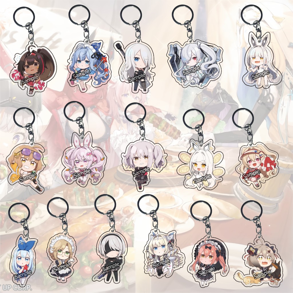 Gantungan Kunci Goddess Of Victory Nikke Biscuit - Ganci Nikke Games - Keychain - Souvenir - Terbaru