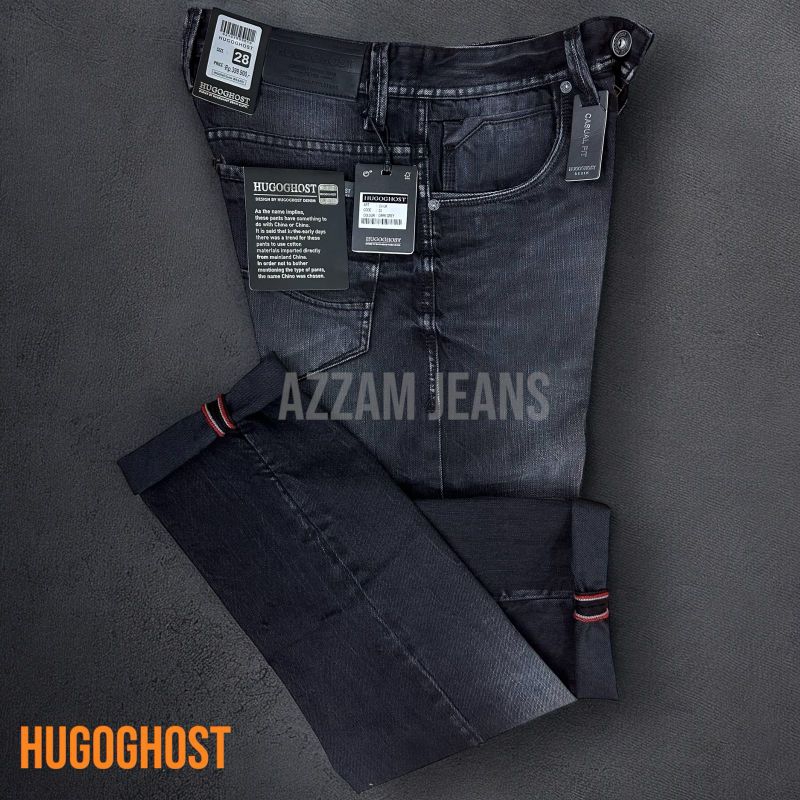 AZZAM JEANS CELANA PANJANG REGULER PREMIUM HUGO GHOST