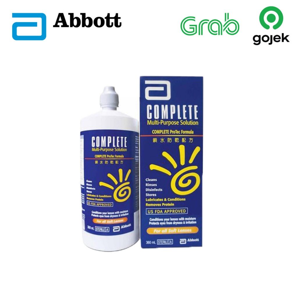Lensza | Cairan Softlens Complete Multipurpose Solution 360ml | Complete MPS 360ml Pembersih Soflen 