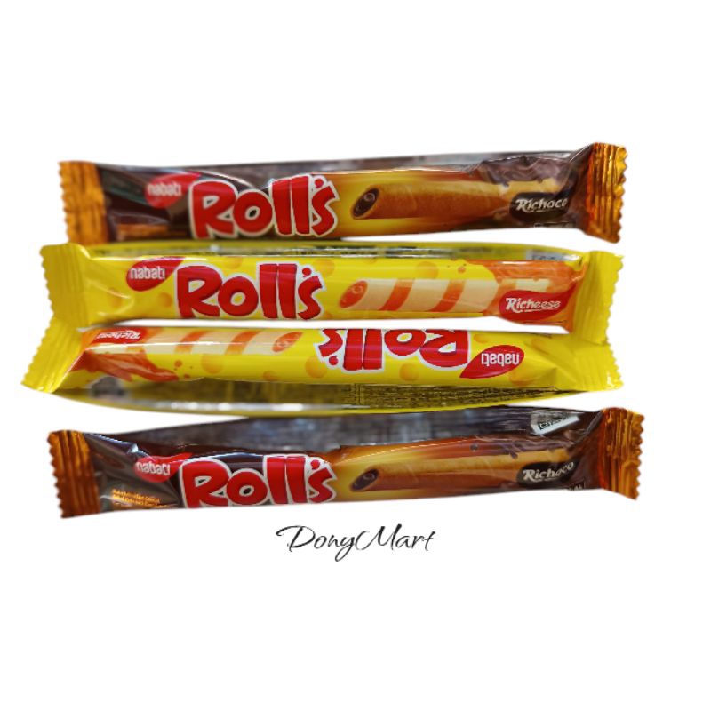 

Nabati Rolls 1 Pcs Rasa Keju Rasa Coklat