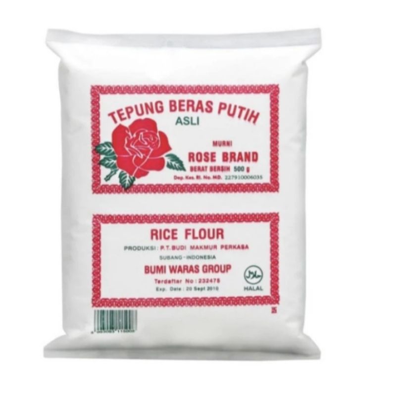 

tepung beras putih rose brand 500 gram